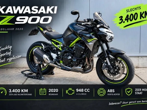 2020 Kawasaki Z 900 - €8,745 · Bidding (1/1)