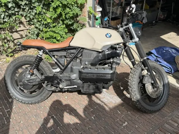 1986 BMW K100 Scrambler, Volledig Opgebouwd in 2026 - € 5.000 · Bieden (1/1)