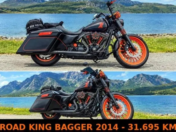 2014 Harley-Davidson Roadking Flhr 2014 Baggerstyle - €14,900 · Bidding (1/1)