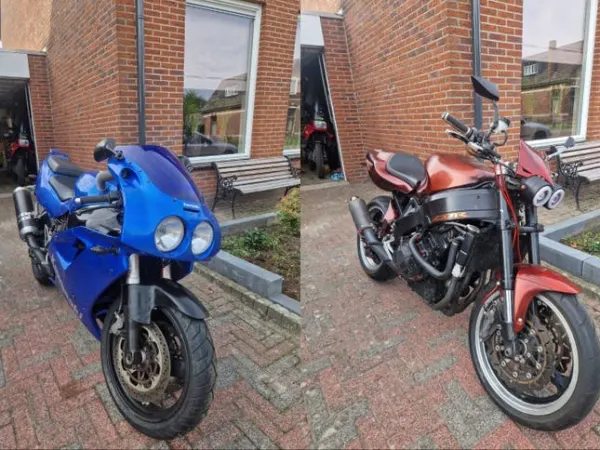 1993 Honda cbr 900rr Fireblade Streetfighter en Kawasaki zxr 750 - €1,500 · Bidding (1/1)