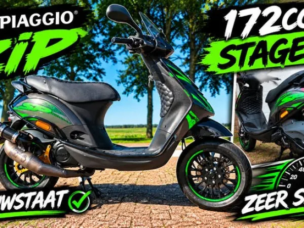 2001 Piaggio Scooter 172cc Zip Stage 3 Nieuwstaat! - €9,750 (1/1)